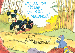 panda couleur